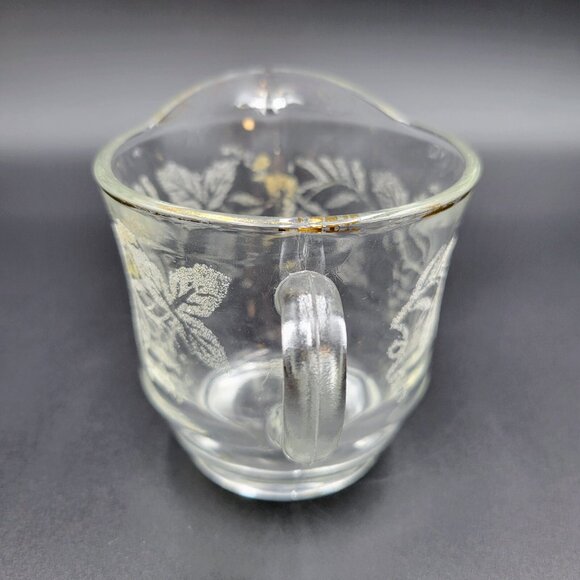 Vintage Creamers Frosted Grape & Leaf Gold Set Of 3 Creamer Syrup Condiment - Picture 14 of 16